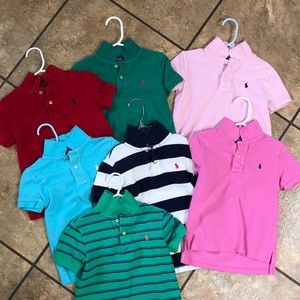 7 boys Polo shirts